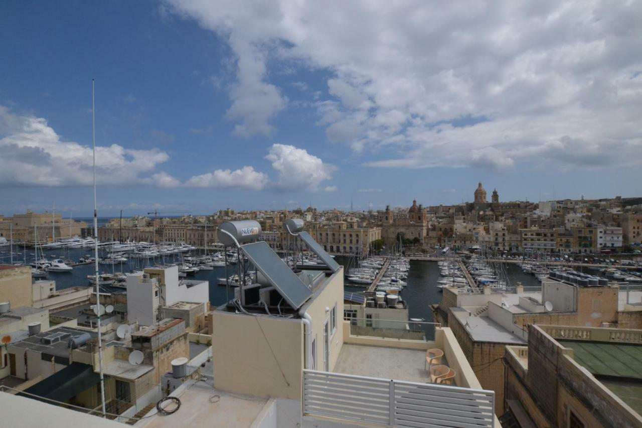 Ferienwohnung The Penthouse Flat-Terrace&View Senglea Exterior foto