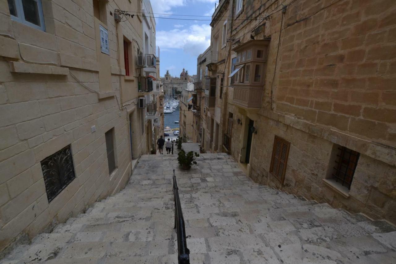 Ferienwohnung The Penthouse Flat-Terrace&View Senglea Exterior foto