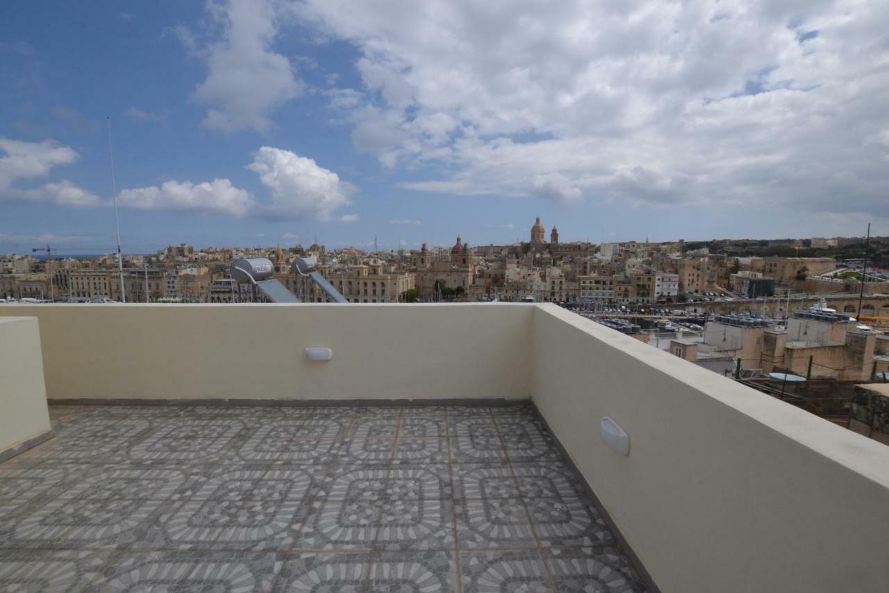 Ferienwohnung The Penthouse Flat-Terrace&View Senglea Exterior foto