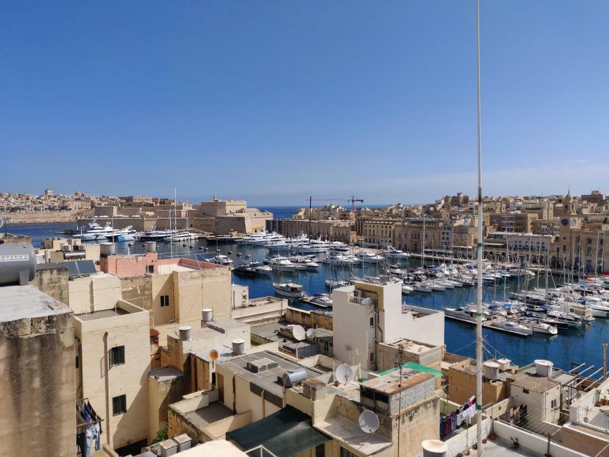 Ferienwohnung The Penthouse Flat-Terrace&View Senglea Exterior foto